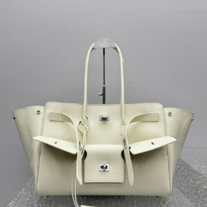 Balenciaga Bel Air Medium Carry All Bag Cream